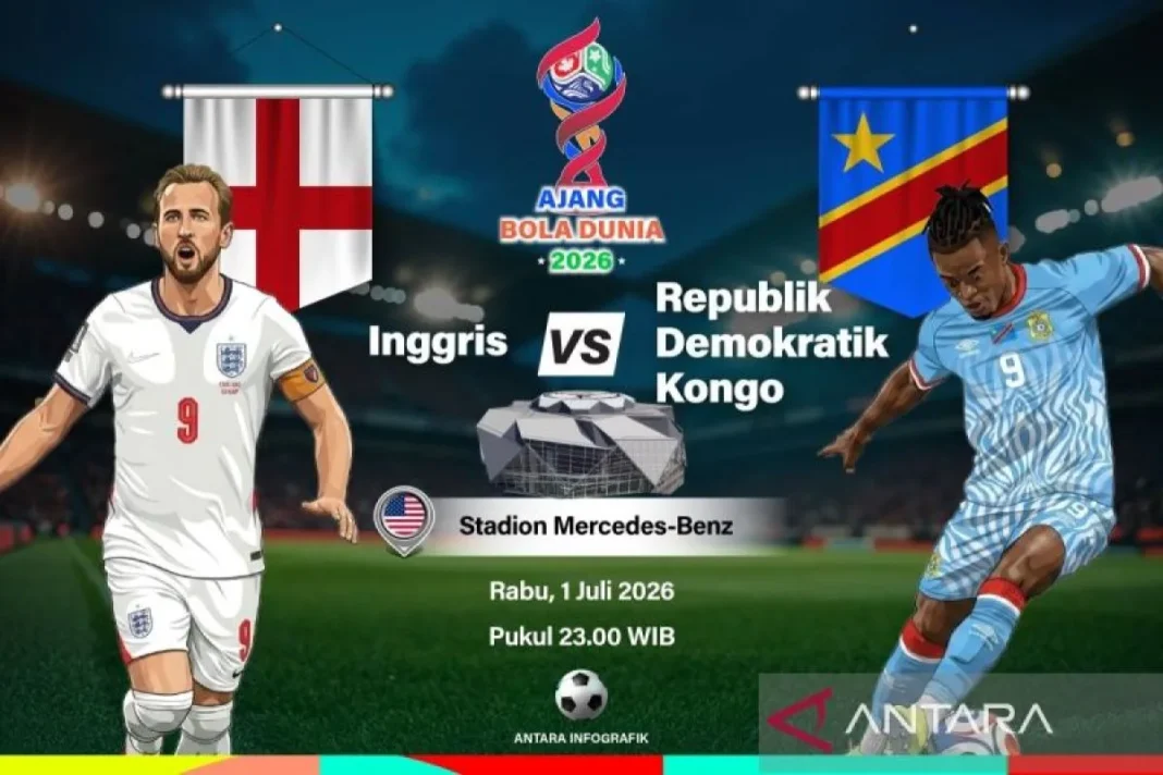 Piala Dunia 2026; Inggris Diunggulkan, Kongo Siap Beri Kejutan