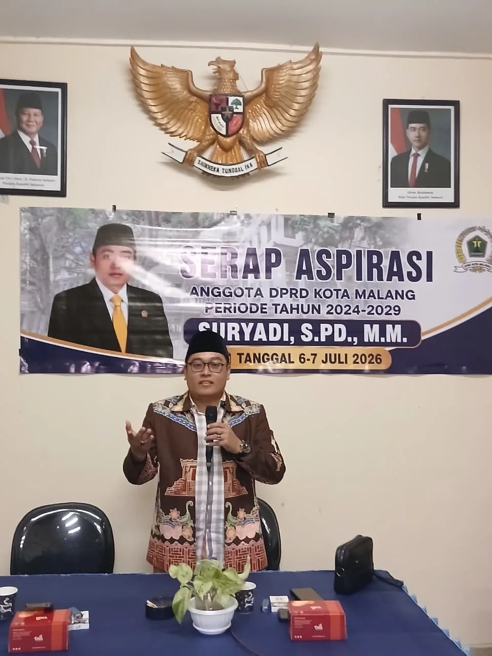 Serap Aspirasi Wakil Ketua Komisi D DPRD Kota Malang Suryadi, S.Pd, MM Tahun 2026, Buka Ruang Aspirasi Seluas-luasnya bagi Masyarakat