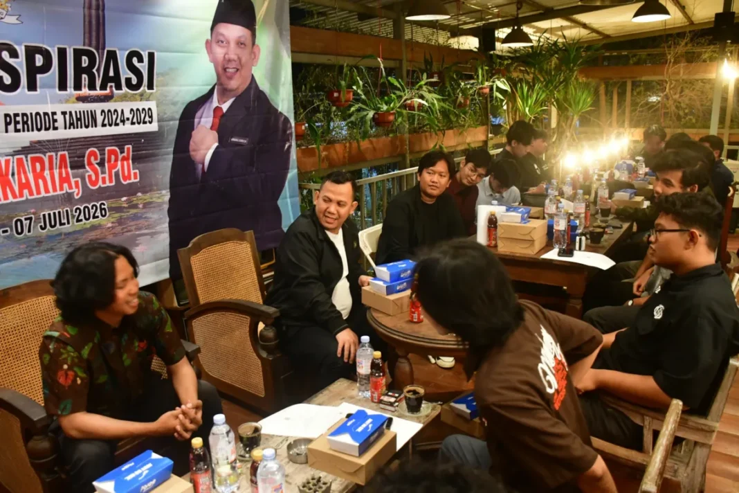 Serap Aspirasi Anggota Komisi B DPRD Kota Malang  Achmad Zakaria, S.Pd  Tahun 2026; Kemas Dialog Menarik, Libatkan Akademisi, Mahasiswa hingga Pengusaha Muda