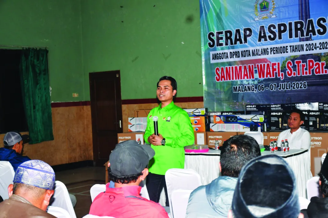Serap Aspirasi Sekretaris Komisi D DPRD Kota Malang Saniman Wafi, S.Tr. Par Tahun 2026, Perkuat Pelestarian Budaya Lewat Para Pegiat, Ajak Pemuda Aktif Kontribusi hingga Level RT