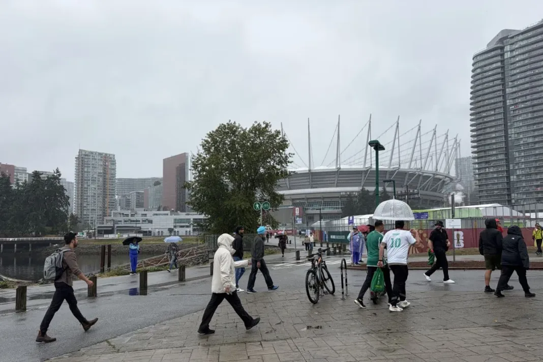 Hujan Guyur Vancouver Jelang Laga Aljazair vs Swiss di Babak 32 Besar Piala Dunia 2026