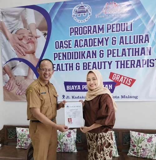 LKP OASE Academy Konsisten Beri Pelatihan Gratis untuk Terapis