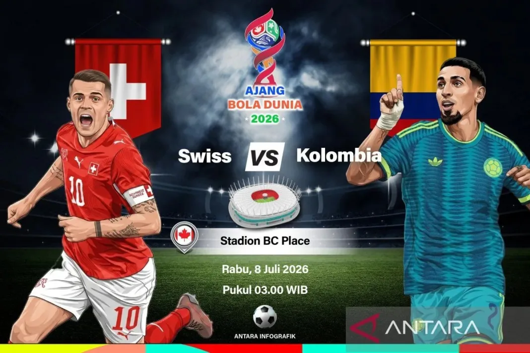 Pratinjau Swiss vs Kolombia: Adu Disiplin Rebut Tiket ke Perempat Final