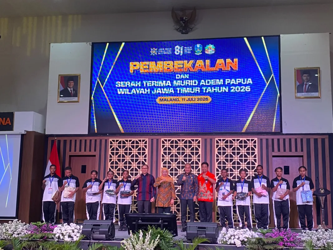 Pemprov Jatim Sambut 152 Siswa ADEM Papua 2026, Gubernur Titipkan Semangat Persatuan Bangsa