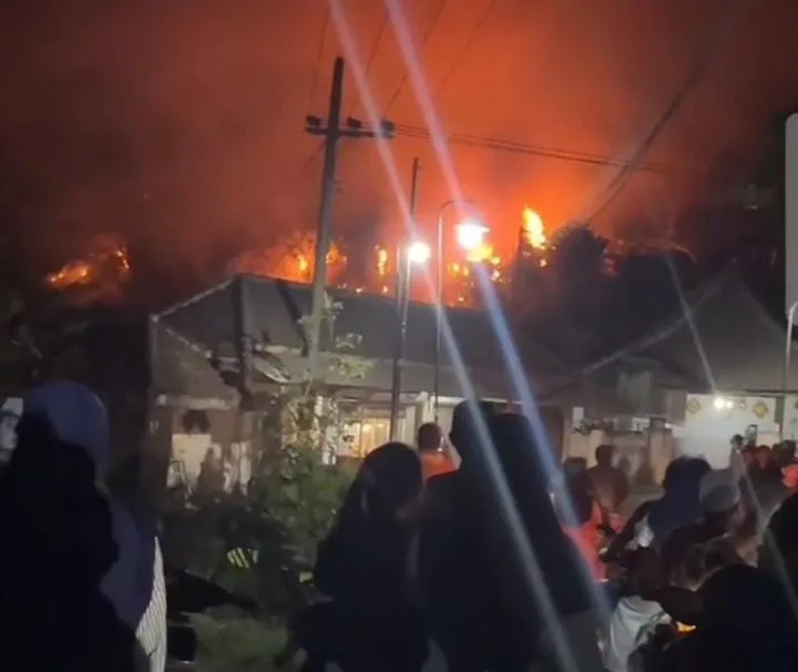 Pasar Turen Terbakar