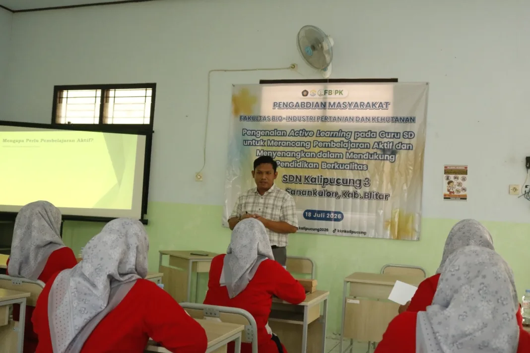 Dosen UB Latih Guru SDN Kalipucung 3 Blitar Rancang Pembelajaran Aktif