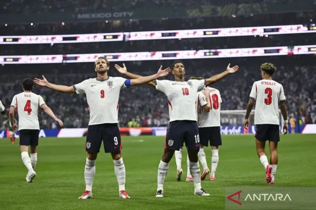 Hasil Piala Dunia 2026: Drama Lima Gol! Inggris Taklukkan Meksiko 3-2