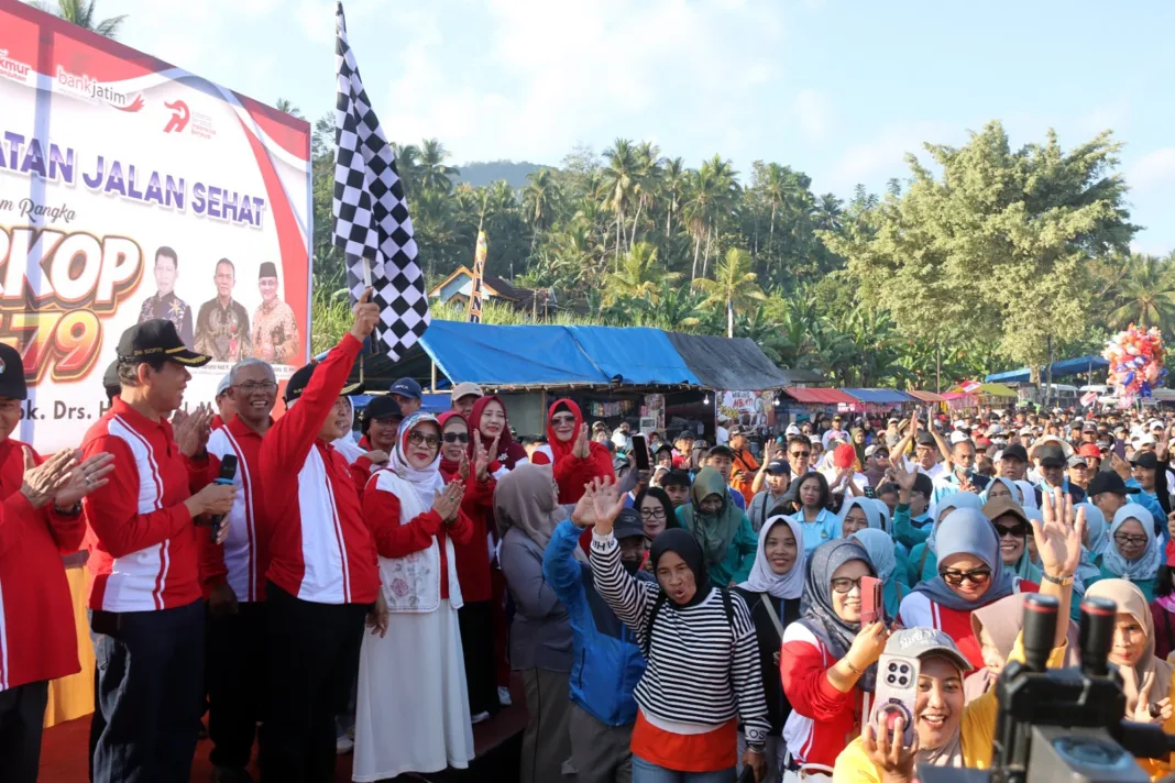 Marak, Peringatan Hari Koperasi di Lapangan Sitiarjo
